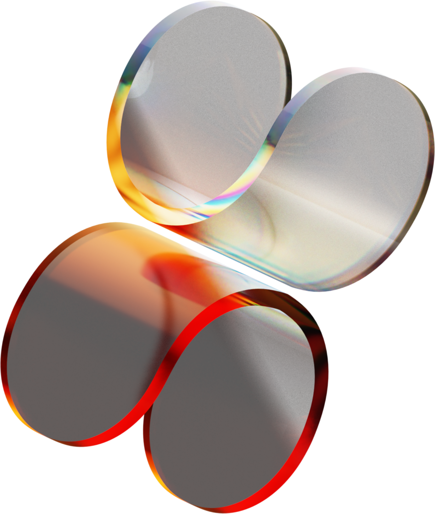 Elemento decorativo abstracto estilo cristal que representa la tecnología global e interconectada.